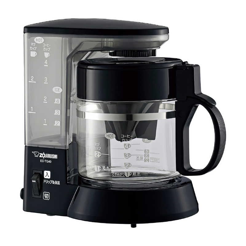 Amazon | 象印マホービン コーヒーメーカー 4杯用 ブラック EC-TG40-BA