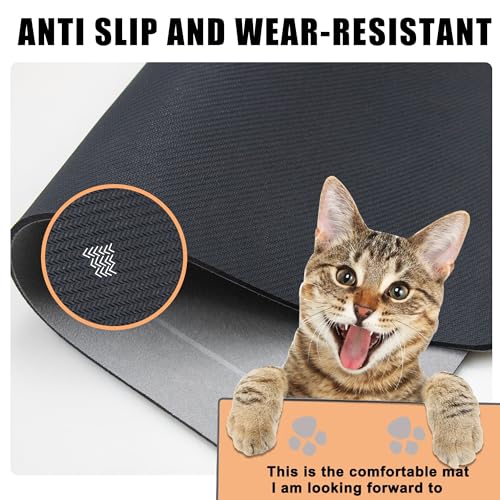 YCT tapete de comida para animais de estimação para gatos, tapete de alimentação para gatos, tapete