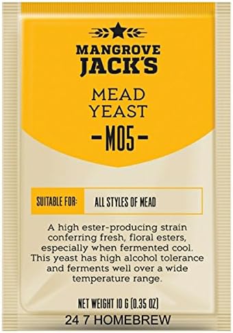 2x Mangrove Jacks Craft Series Mead Yeast M05 (10g)