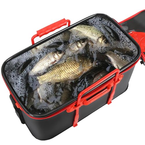 Seau de pêche portable pliable et sac imperméable multifonctionnel - 7