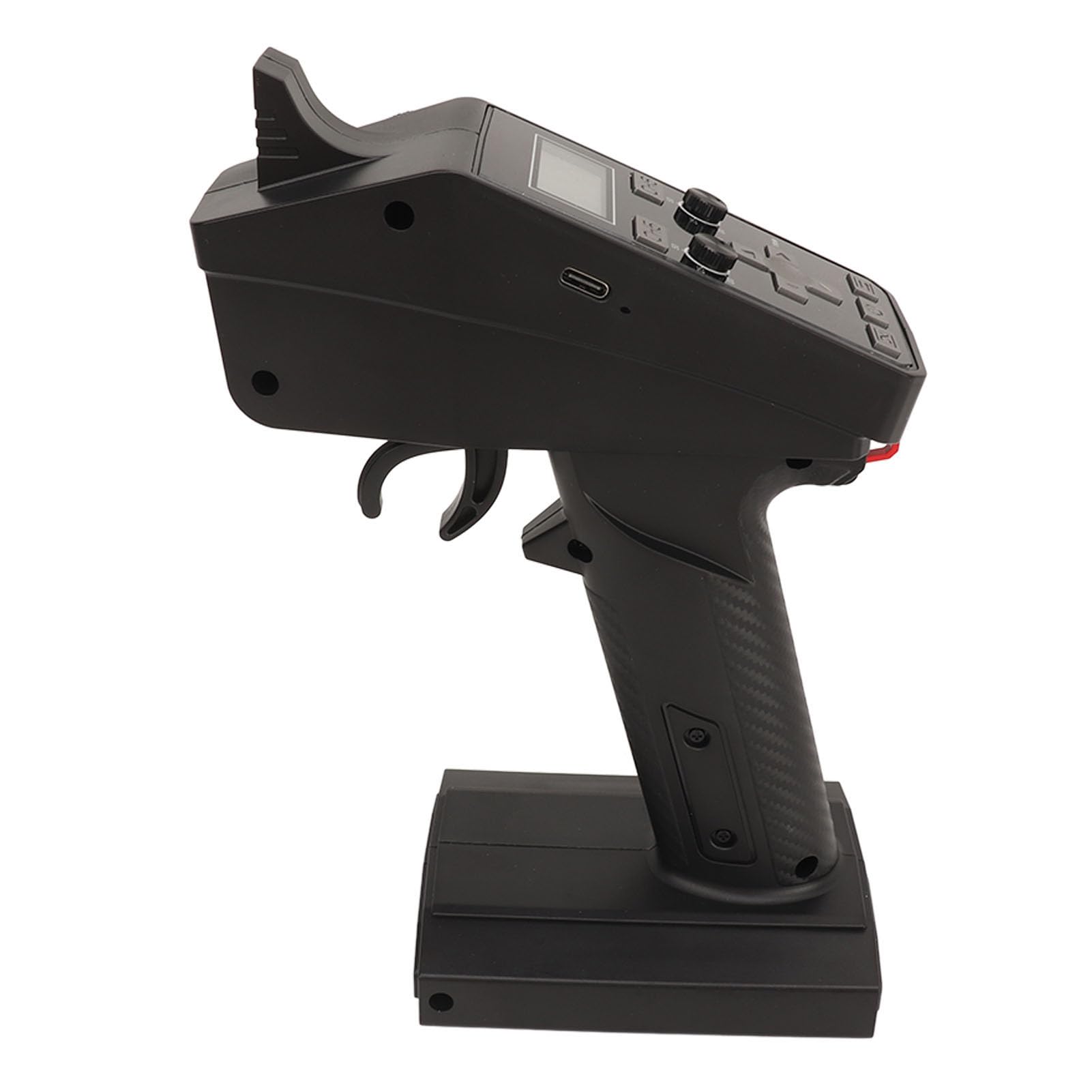 Mando a Distancia Profesional de 6 Canales de 2,4 GHz para Tanque de Barco de Coche RC, Receptor Transmisor de Control con una Sola Mano de Alta Sensibilidad para Principiantes, Material ABS