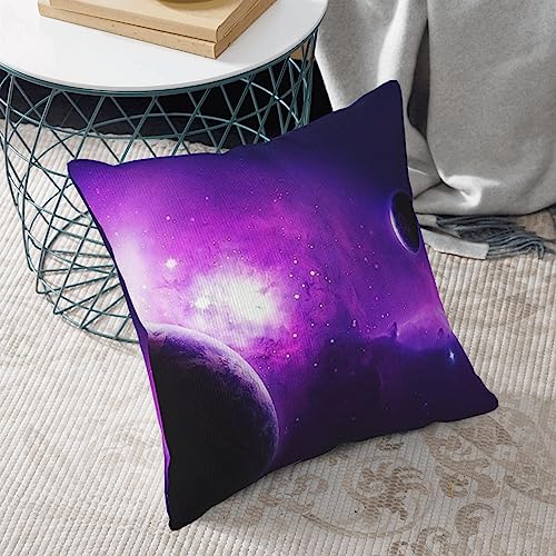 Housse de coussin velours côtelé planète spatiale 50,8 cm - 7