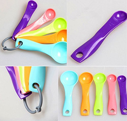 Annyswit 10 Cucchiai Dosatori Trasparenti con Scala da 100/80/70/60/40/30/25/20/15/10 ml Misurino Proteine Grammi in Plastica Scoop Löffel per Cucinare Backen Detersivo Creatina Proteine Dosatore