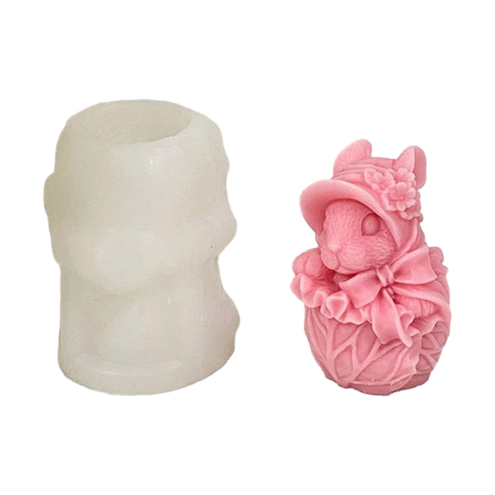 NEWFT Cauliflower Decor Candle Silicone Mold Epoxy Resin Ornaments Making Soap Melt Resin Crafts Home Decorations
