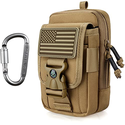 Image of WYNEX Tactical Phone Pouch Molle, EDC Phone Holster, Small Admim Pouch