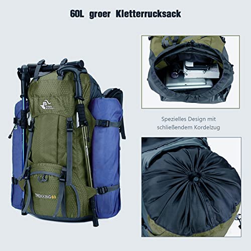 Free Knight 60L Wasserdichter Rucksack für Outdoor-Aktivitäten