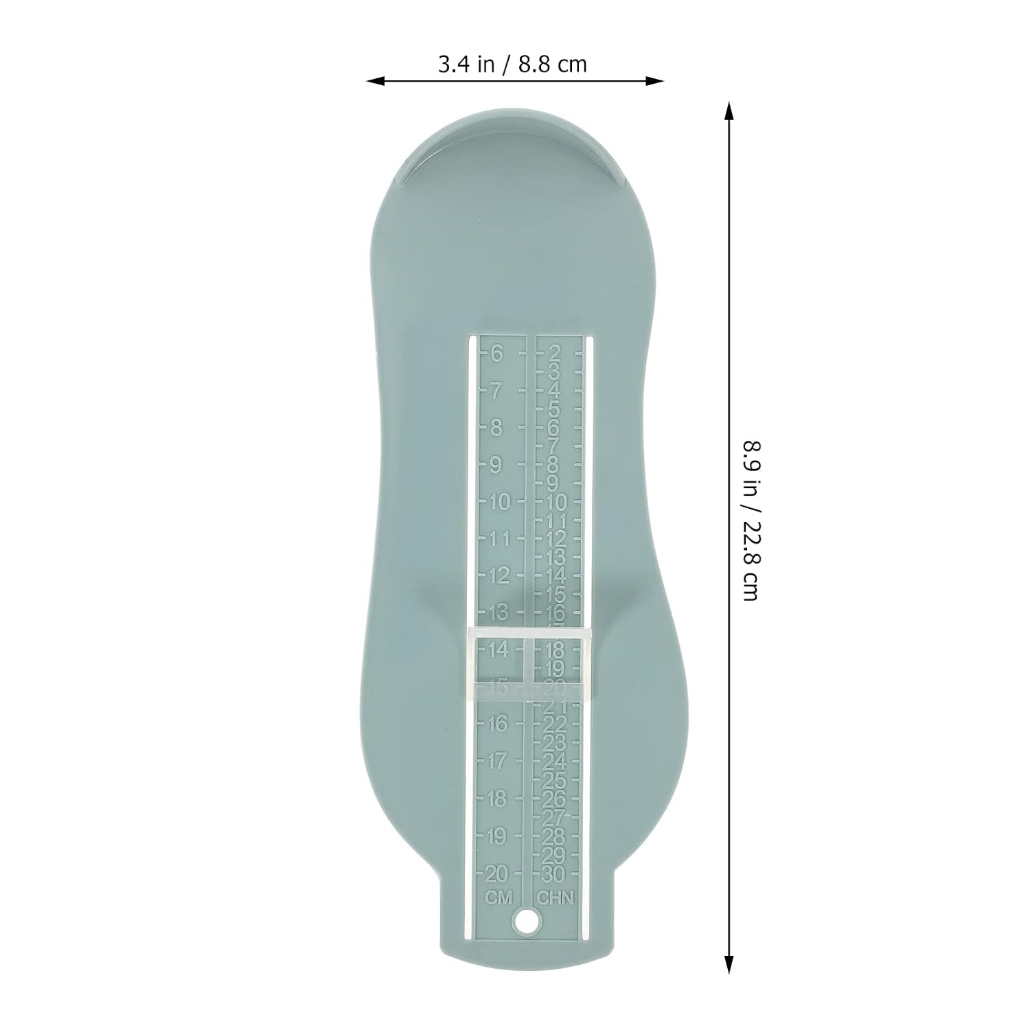 ARTIBETTER Baby Foot Measurement Tool - Kids Shoe Size Measure Tool - Foot Length Sizer Gauge Device Kit (Blue)