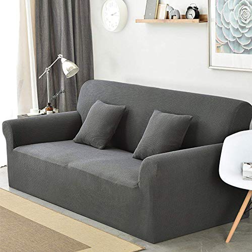 sancua Stretch Spandex Sofa Cover 3 Seat Couch Cover Non Slip Sofa Slipcover