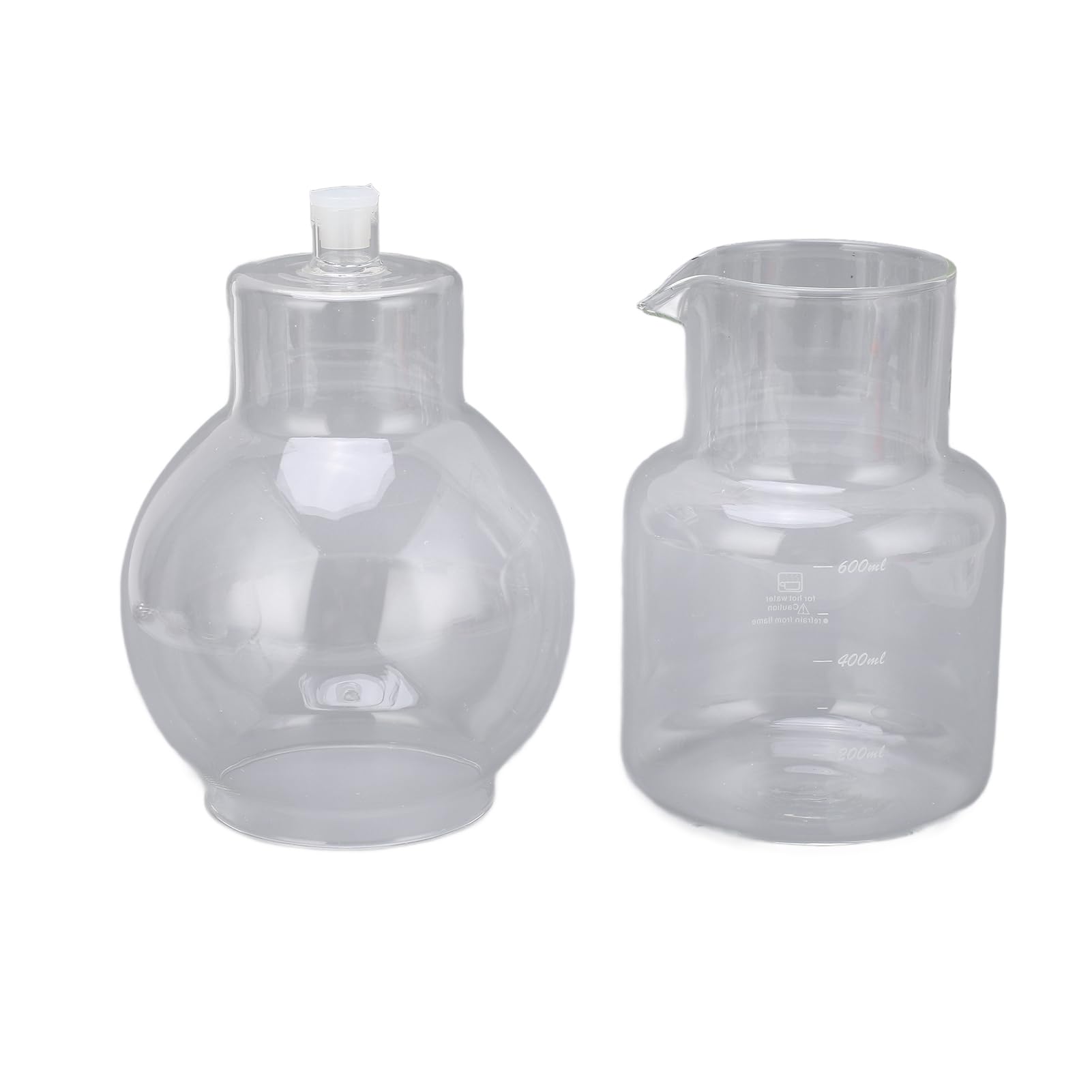 SIXRUN Cold Brew Drip Tower Macchina per caffè Ghiacciato in Acciaio Inossidabile in Vetro Trasparente da 600 Ml Fai-da-te per gli Appassionati di Bevande Fredde