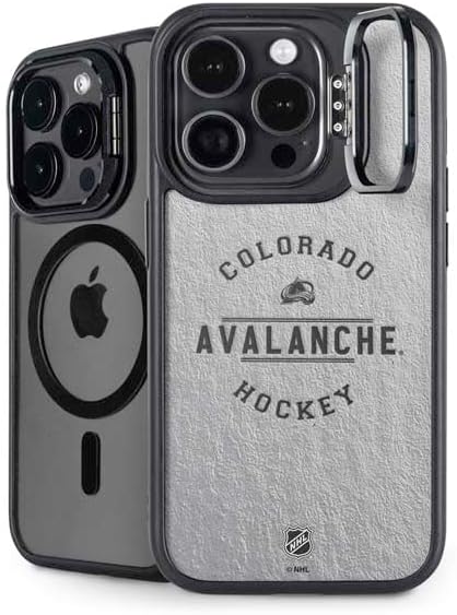 Skinit Kickstand Phone Case Compatible with iPhone 14 Pro - Officially Licensed NHL Colorado Avalanche Distressed Design