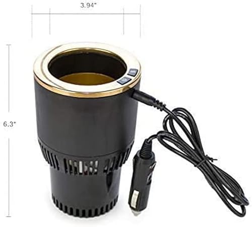 Miniatura 2 de Calentador de vasos de automóvil 2 en 1 de alta calidad, soporte inteligente para tazas de automóvil, regalo de temporada festiva, soporte perfecto