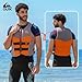 QUIKSILVER Men's Life Vest, USCG and Transport Canada Approved Type III PFD, Evoprene Life Jacket for Boating Fishing Kayaking Paddling Watersports - Dual Size