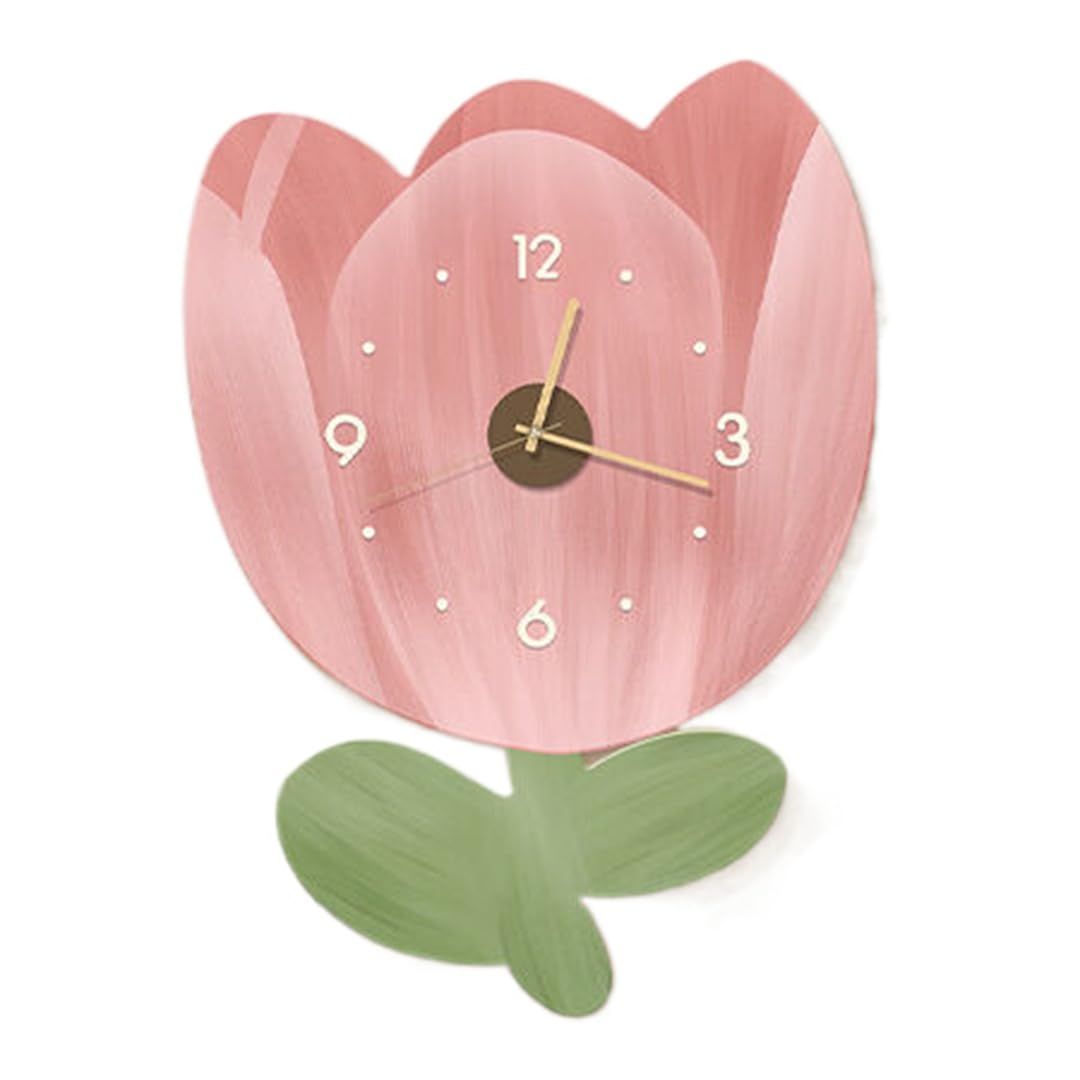 Amazon.co.jp: 掛け時計 おしゃれ 花型 静音 壁掛け時計 かわいい