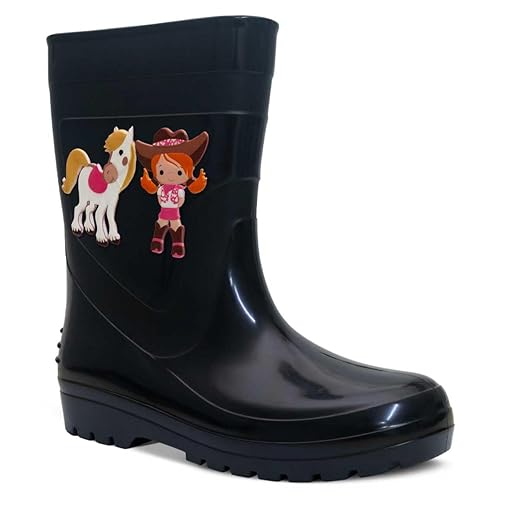 Bota Galocha Infantil Menina Nº 25 ao 34 Botinha Feminina Country Boiadeira 09.48