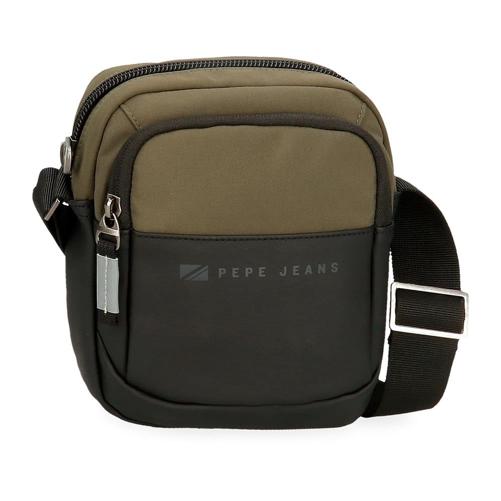 Pepe Jeans Jarvis Handbag, dark green, Small shoulder bag