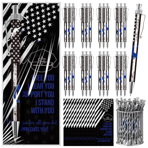 Cadeau pour policier et shérif ensemble de stylos de gratitude