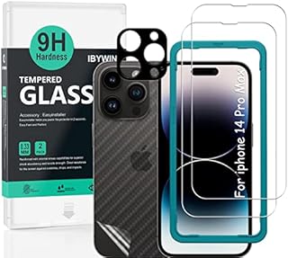 Ibywind Screen Protector for iPhone 14 Pro Max 6,7",with Metal Camera Lens Protector,Scratch Resistant,no bubble