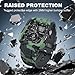 XYF Sport Smartwatch Cases with Band for Men, Rugged Shockproof Protective Metal Bumper Case,Compatible with Apple Watch 45mm 44mm Series 9/8/7/6/5/4/SE 3/2/1 Wristband (44/45mm,Camouflage/Black)