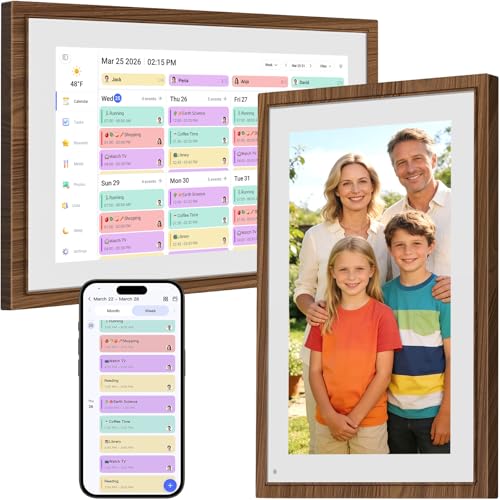Calendario digital 2026 de 10.1 pulgadas para organizar la pared familiar y las tareas diarias