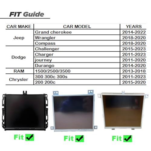 Radio QLED para Jeep y más modelos, compatible CarPlay Android Auto miniatura 3