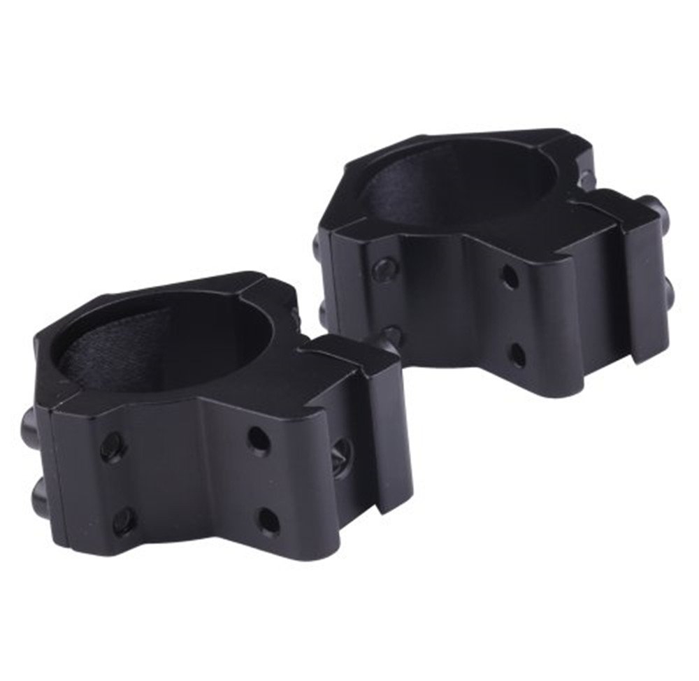 MyHaing Paire D'anneaux De Fixation 30mm – Rail 11mm, Métal Noir, Pour Lunette Laser Ou Lampe