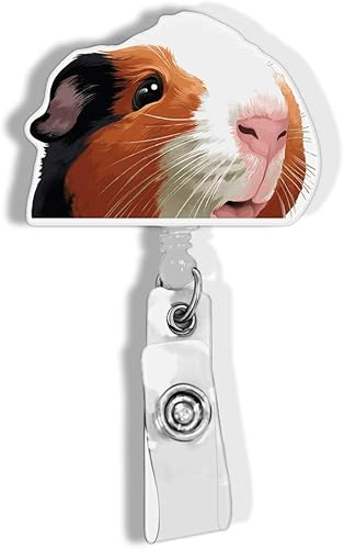 Vista 16 de WIRESTER Soporte retráctil para identificación con clip de cocodrilo para trabajadores de oficina, personal médico, estudiante, panda rojo