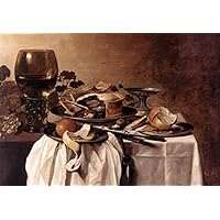 Amazon.co.jp: 23 点の絵画 果物と花瓶のある静物画 ウィリアム