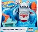 Hot Wheels Toy Car Track Set, Robo Shark Frenzy Playset & Color Shifters Car in 1:64 Scale, Vehicle Changes Colors in Very Warm & ICY Cold Water
