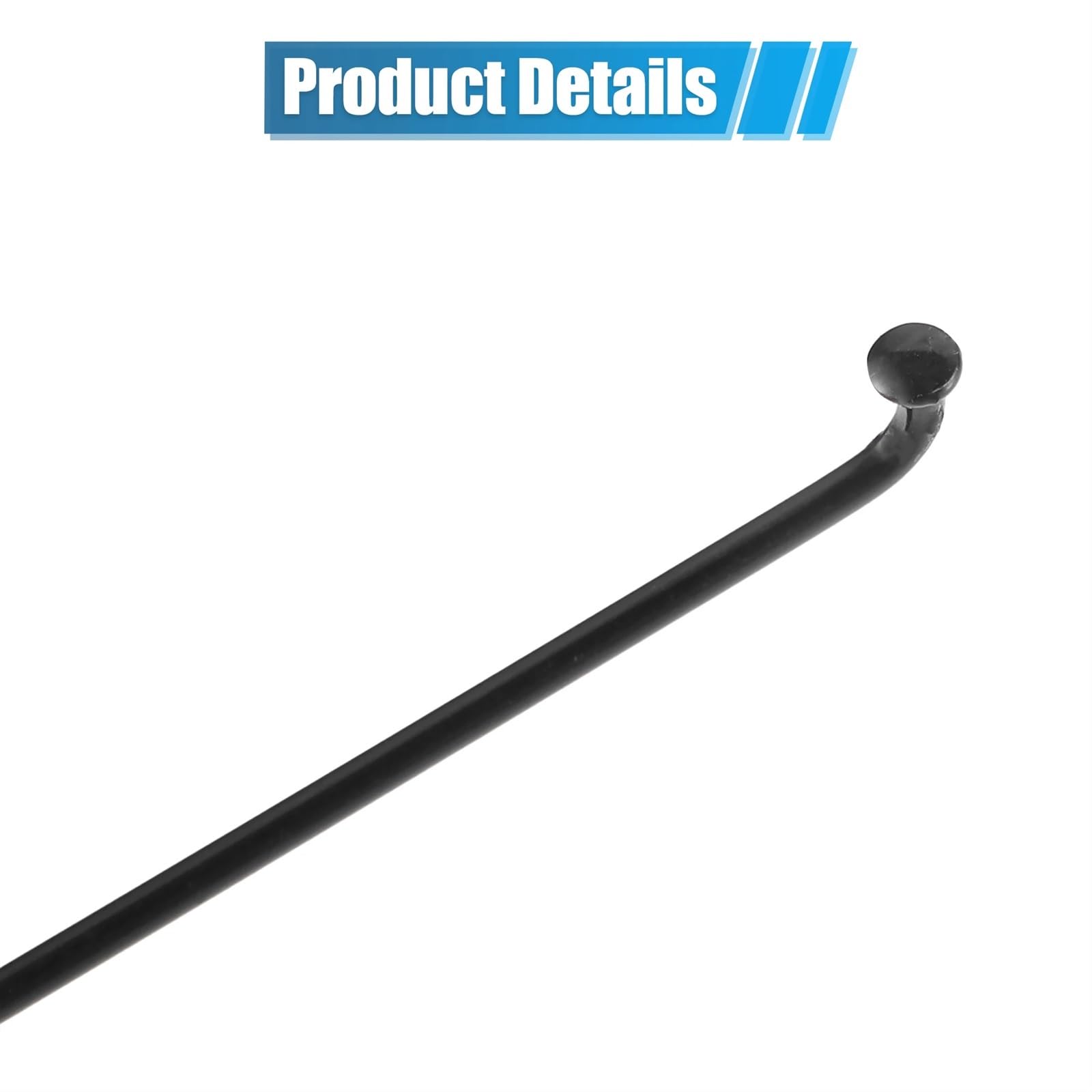 36 radios de acero para bicicleta de 14 G, 119 mm, 125 mm, 136 mm, 138 mm, 141 mm, 144 mm, 153 mm, 158 mm, 169 m, radios de ciclo con pezones