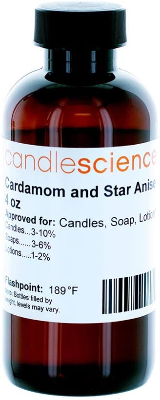 CandleScience - Cardamom and Star Anise - Candle Making Scent, 4 Oz