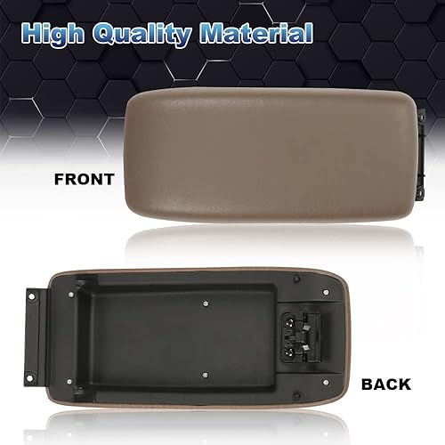 Miniatura 67 de PIT66 Tapa de consola central compatible con Hyundai Sonata 2015-2019, color gris