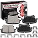 Brake Pads, MotorbyMotor D1057 Front Ceramic Disc Brake Pad Set w/Hardware Replacement for Chrysler 300, Dodge Charger Challenger Avenger Magnum Premium Disc Brake Pad Set