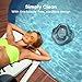 AIPER Cordless Robotic Pool Vacuum, Self-Parking Technology, Portable, Ideal for Above-Ground Flat Pool up to 40 Feet, Grey
