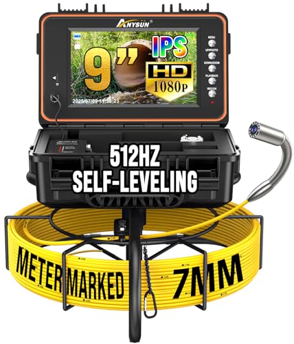 Anysun Self-Leveling Sewer Camera