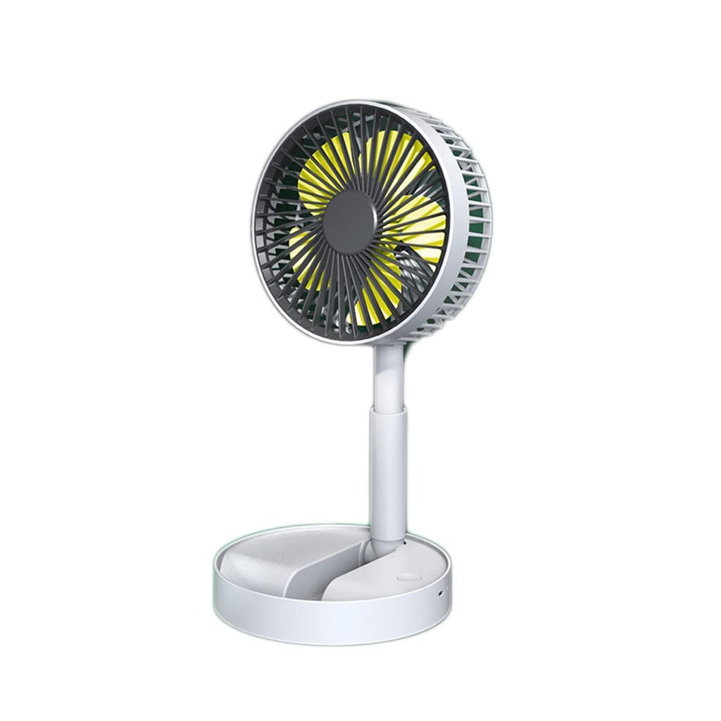 Ventilateur portable de bureau pour dortoir étudiant blanc