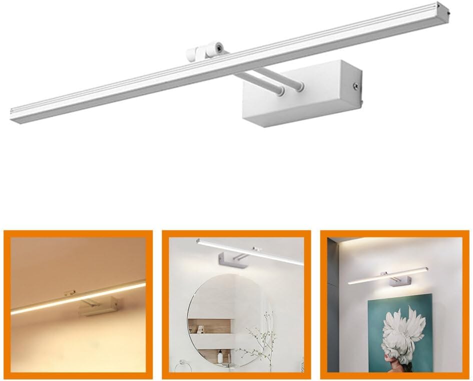 LIFKOME Vanity Light Fixture Bathroom Lighting Simplicity Vanity Light LED Headlamp Lighting Fixture Wall Light Chandelier Light Fixture