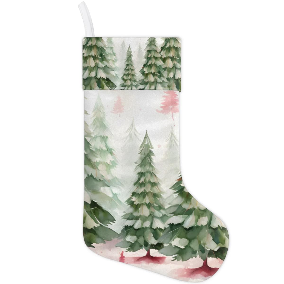 Christmas Stockings, 17.7in Xmas Christmas Tree Xmas Stocking Gift Treat Bags Xmas Stocking Hanging Ornaments for Xmas Party Gift Filler Fireplace Christmas Tree Decoration