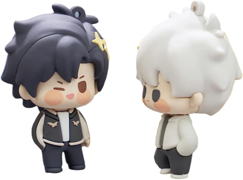LINK CLICK Anime Keychain Chengxiaoshi Luguang Cute Mini Figure Official Fan Gift Cell Phone Charms (Chengxiaoshi+Lguang)