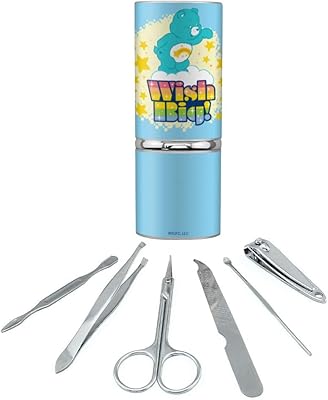 Care Bears Wish Big Stainless Steel Manicure Pedicure Grooming Beauty Care Travel Kit