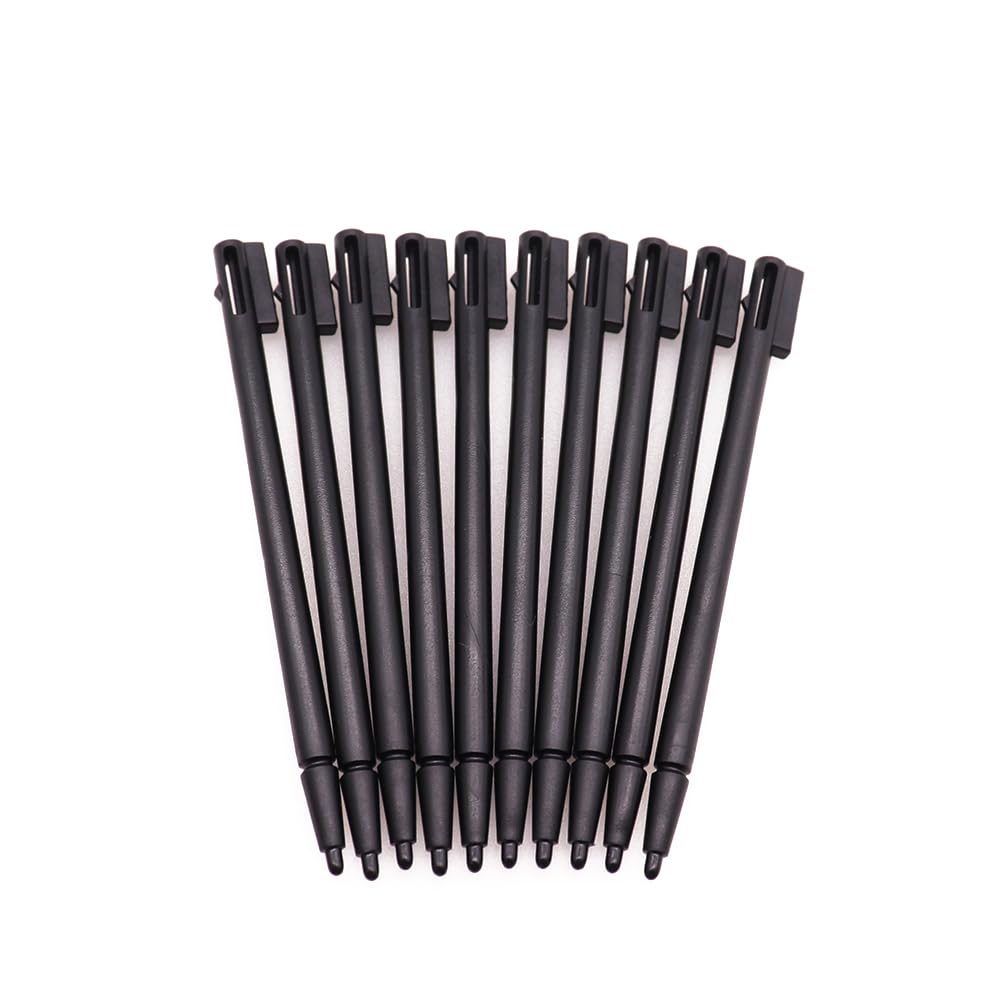 10pcs Touch Screen Stylus Pen Replacement for Nintend DS NDS Game Console Plastic Stylus Pen (Black)