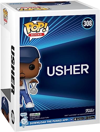 POP Rocks: Usher – Yeah! Funko Figurine en vinyle (livrée avec étui de protection compatible), multicolore, 9,5 cm - Les Beatles, Paul McCartney, John Lennon, RIngo Starr, George Harrison POP Rocks: Usher - Yeah! Funko Figurine en vinyle (livrée avec étui de protection compatible), multicolore, 9,5 cm – Image 5
