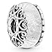 Pandora Iridescent White Murano Glass Charm 797617