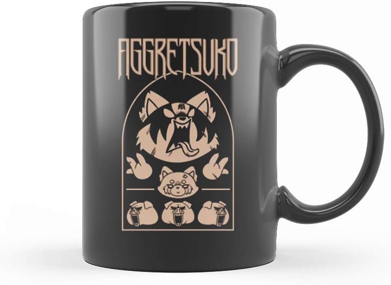 Aggretsuko Mug Aggretsuko Aggretsuko Coffee Mug - 11oz To 15oz Large Ceramic Dishwasher Microwave Safe Cup - Tea Mug