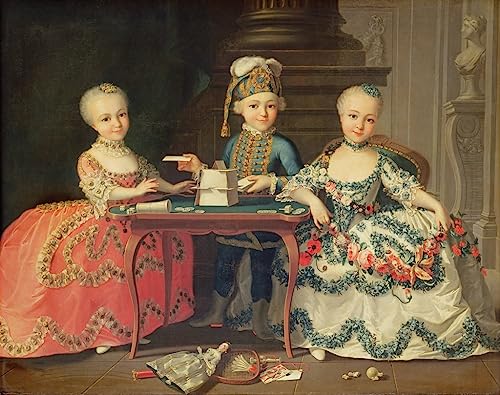 Toile château de cartes François Hubert Drouais nostalgie enfance
