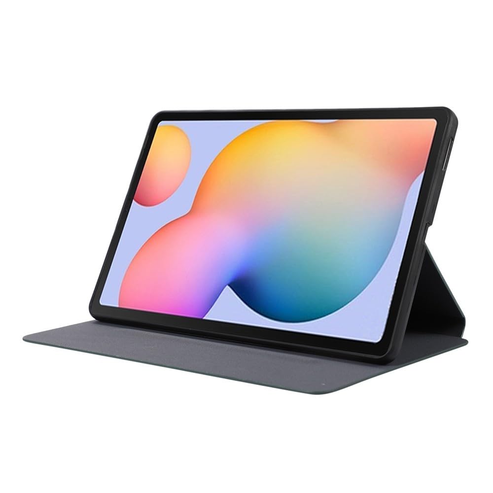 Generic etui kompatybilne z Samsung Galaxy Tab A9 8,7 SM-X110 X115 X117 (kolor: zielony) skórzane etui retro pokrowiec z klapką