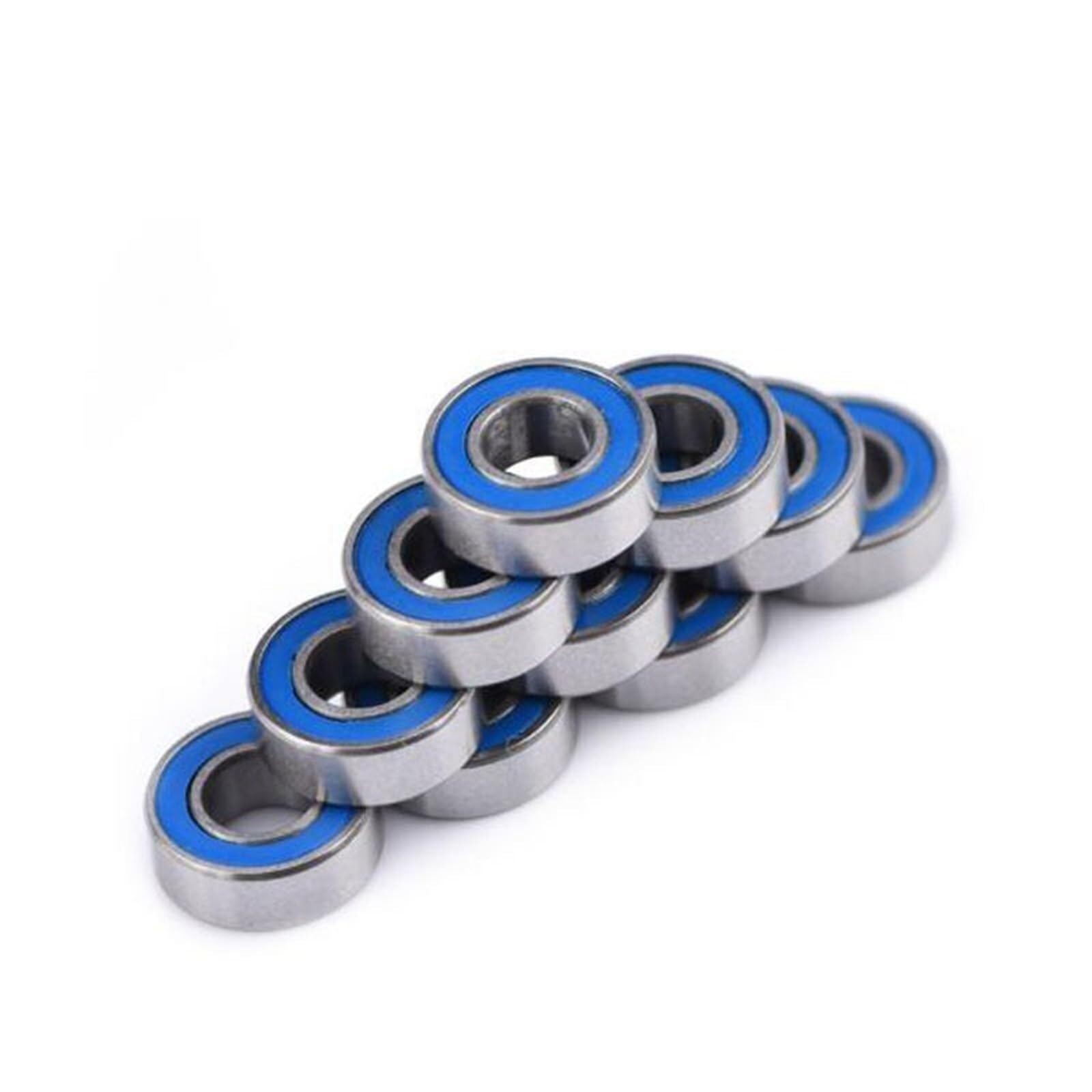 MR85RS łożysko 20/50/100 sztuk 5x8x2,5 mm ABEC-7 Hobby elektryczny zdalnie sterowany samochód ciężarówka MR85 RS 2RS łożyska kulkowe MR85-2RS czarne uszczelnione(100PCS)