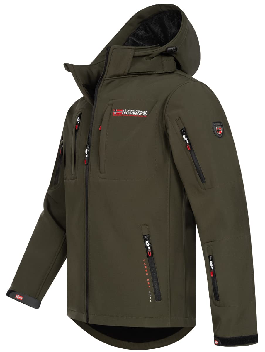 Geographical Norway Męska kurtka na jesień i zimę, softshell, kurtka przejściowa, przeciwdeszczowa