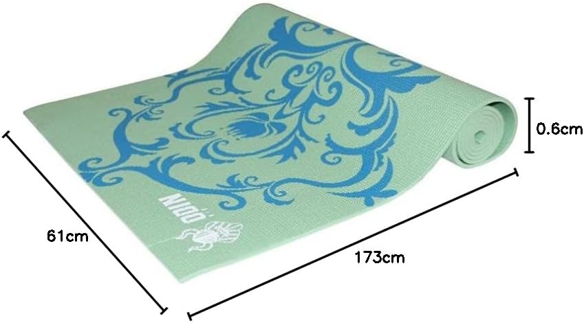 Tapete para Yoga Estampado Colchonete Pilates Pvc Odin Fit