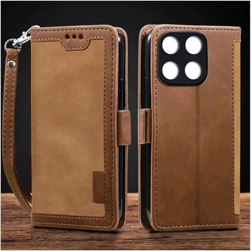 Image of Excelsior Flip Case for Motorola Moto Edge 60 Pro | Premium PU Leather | 360 Degree Protection (Coffee)