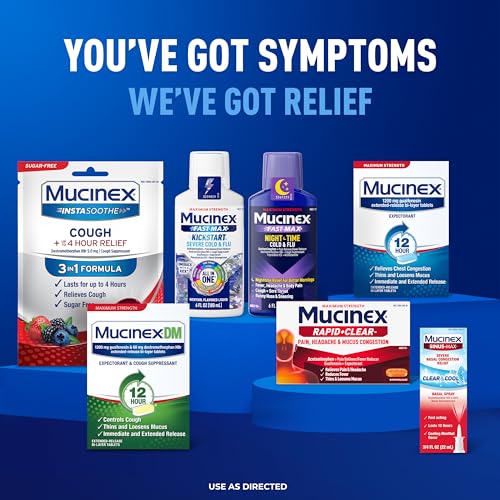 Mucinex Rapid+Clear Pain, Headache & Cough Medicine, 16 Liquid Gels - image 7